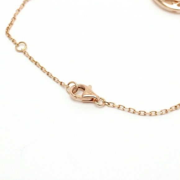 Cartier Double C de Cartier Diamond & 18k Rose Gold Logo Bracelet - Picture 6 of 7